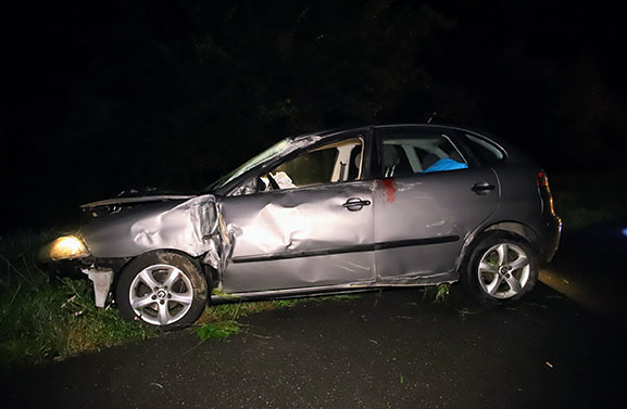 Ongeval op de Provincialeweg in Kerk-Avezaath, bestuurder spoorloos