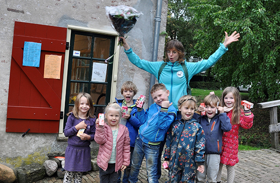 BSO Kinderhuis De Fuut de 1000 gast in Culemborgse Kasteeltuin