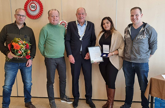 Koninklijke Erepenning voor Schietvereniging Buren