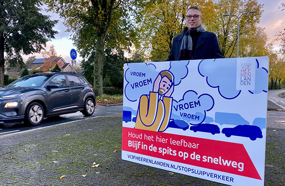 Sluipverkeer door Vianen krijgt binnenkort een boete