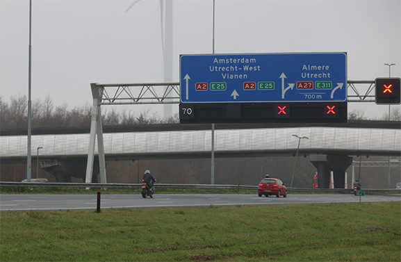 A27 Lexmond en A2 Culemborg in file top 10 2023