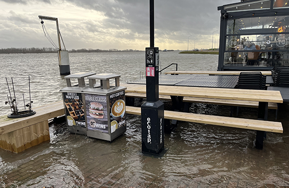 Begin januari gaat de waterstand in de rivieren weer stijgen