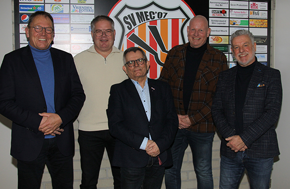 Bijzondere nieuwjaarsreceptie bij voetbalclub MEC'07 in Maurik
