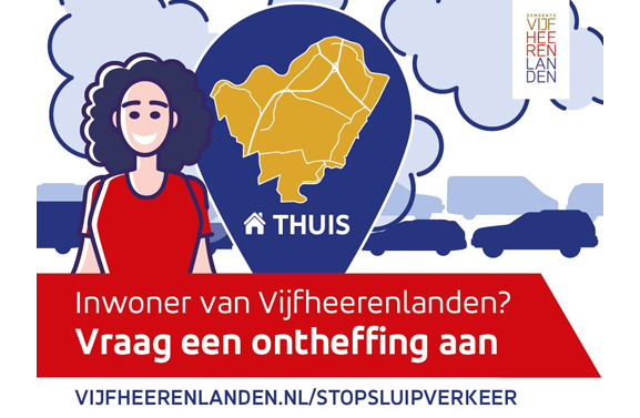 Ontheffing voor inrijverboden traject Vianen-Lexmond vanaf nu aan te vragen