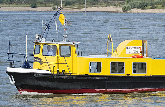 Voet- en fietsveren uit de vaart vanwege hoge waterstand