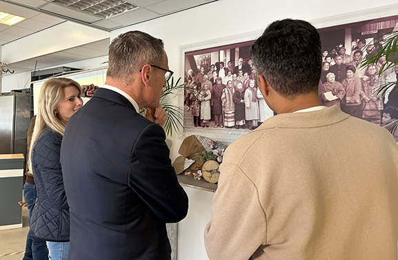 Burgemeester van Tiel op kennismakingsronde