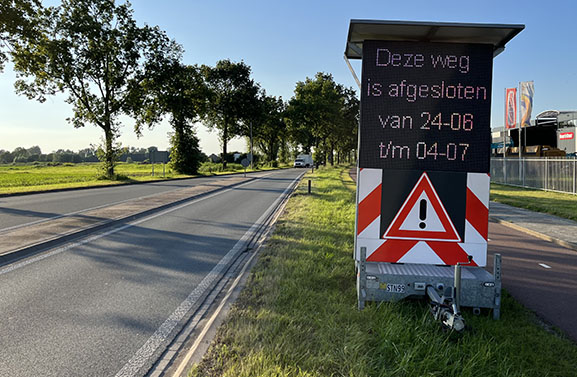 Groot onderhoud aan N835, van A15 tot en met rotonde Zwart Paard (N320)