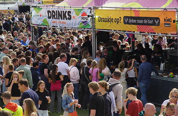 De tweede dag van Appelpop, een variëteit van muziekstromingen