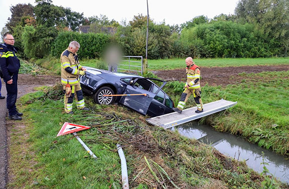 Dagje vissen letterlijk in het water gevallen