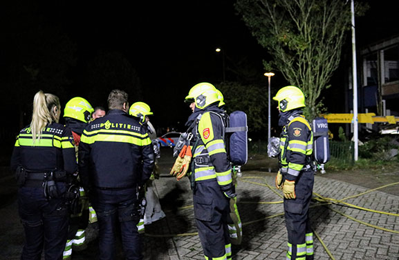Brand in voormalig politiebureau in Kesteren mogelijk aangestoken