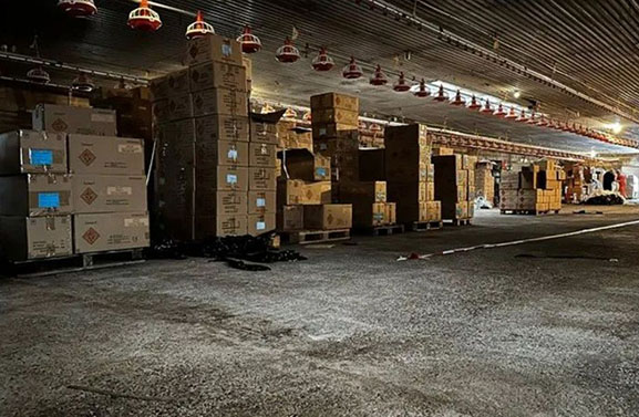 35.000 kilo illegaal vuurwerk onderschept