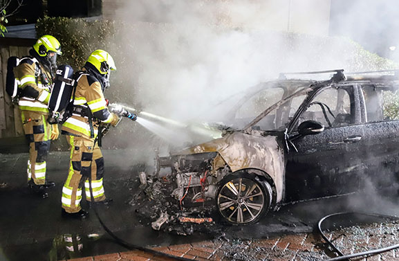 Auto uitgebrand in Culemborg