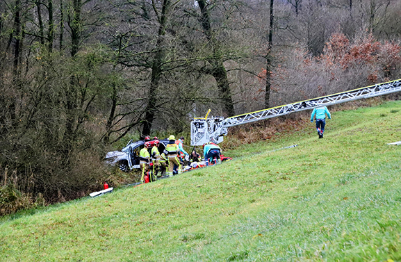 Eenzijdig ongeval op de Nieuwe Zuiderlingedijk in Heukelum