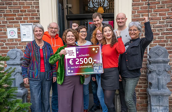 Mooie opbrengst van KerstKleedjeAan voor het Jeugdfonds Sport & Culemborg