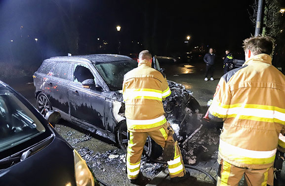 Autobranden aan de Prijssehof en Ridderstraat in Culemborg