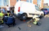Brandweer redt kat uit benarde positie