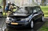 Autobrand aan de Vijfheerenlanden in Vianen