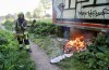Brandweer blust brandje naast elektriciteitshuisje in Tiel