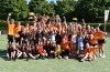 Nationale korfbaltoppers actief tijdens clinic bij Tiel‘72