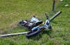 Ongeluk met crossmotor op Lekdijk