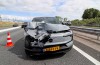 Kop-staartbotsing met vier personenauto's op A15