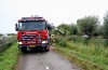 Bestuurder bekneld geraakt onder heftruck