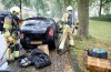 Autobrand in Tiel door broeiende amandelolie in doeken: verhuisdozen gered