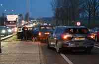 Verkeeschaos bij op- en afritten van A2 bij Culemborg