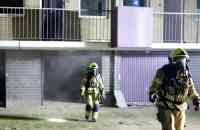 Brand in berging van sloopflat in Tiel