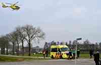 Motorrijder te water geraakt aan de N830- Graaf Reinaldweg in Haaften